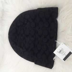 Coach Rib Knit Hat